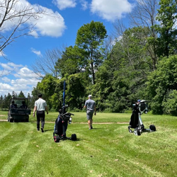 Axglo E3 Follow electric golf cart