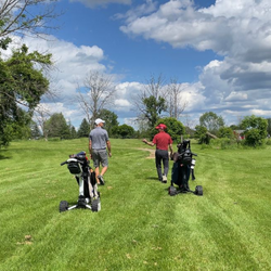 Axglo E3 Follow electric golf cart